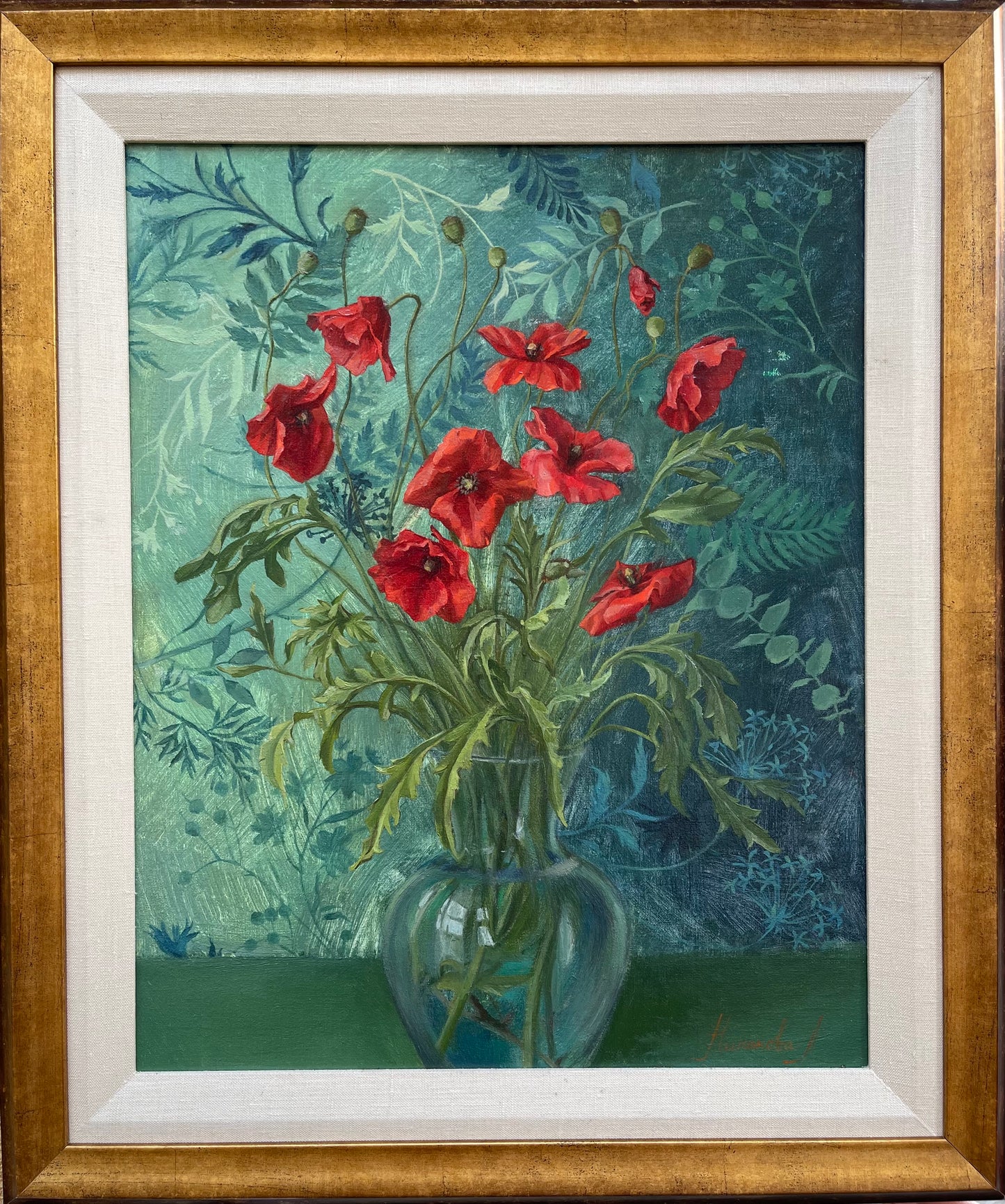 Bouquet of Red Poppies