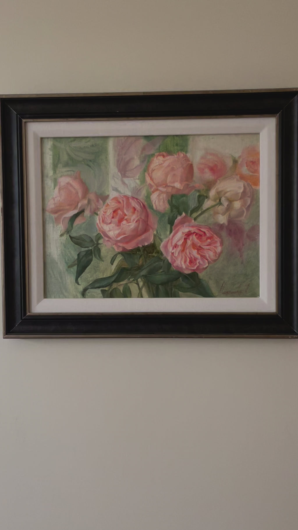 Bouquet of Pink Garden Roses