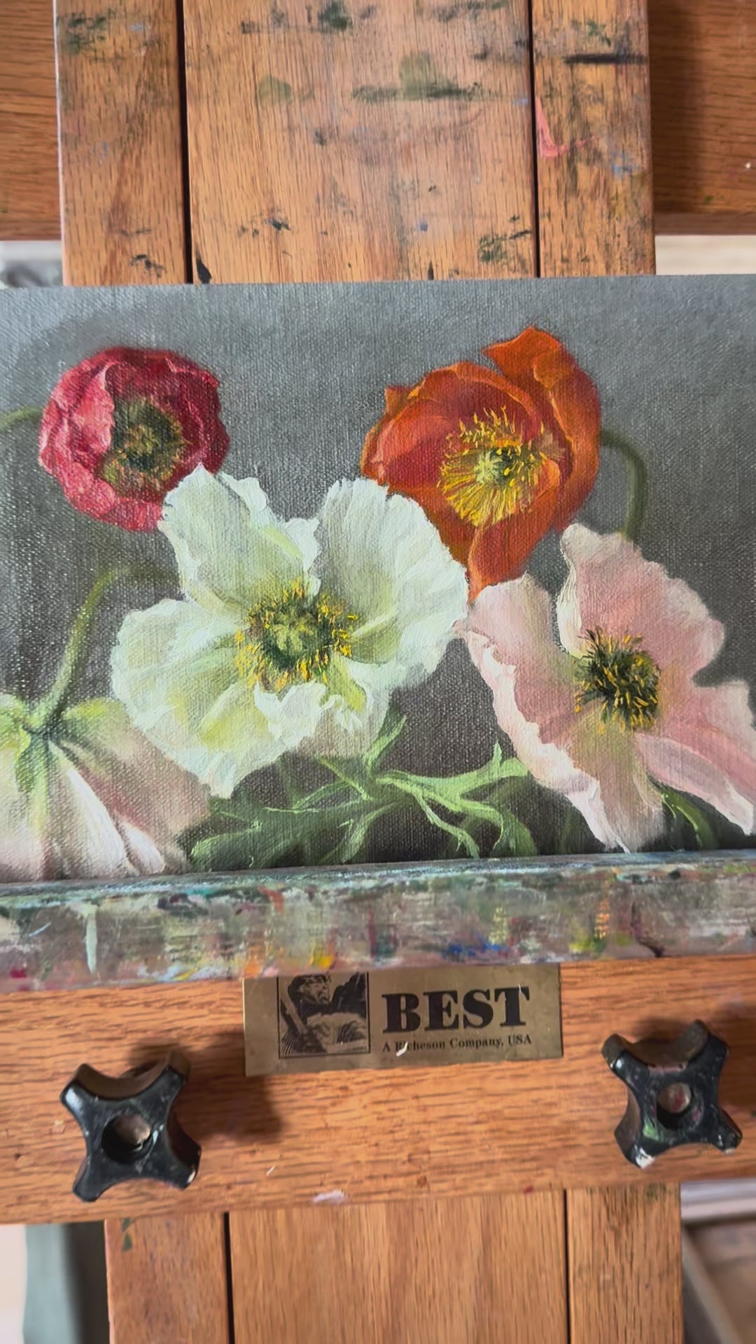 Bouquet of Colourful Poppies